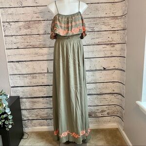 Miami olive green dress